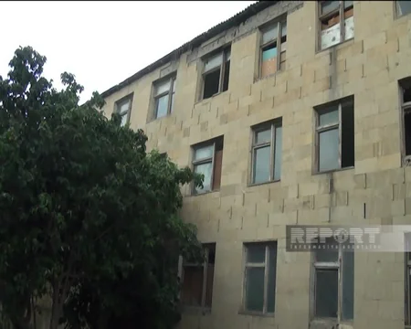 Mingəçevirdə orta məktəb binasında yanğın olub