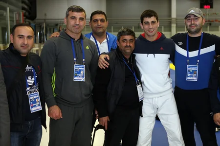 ​Azərbaycan Cüdo Federasiyasının vitse-prezidenti Sadıq Sadıqov Avropa çempionatında medal qazanan cüdoçularımızı təbrik edib - FOTO