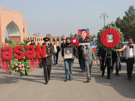 Samuxda şəhidlərin xatirəsi yad edilib