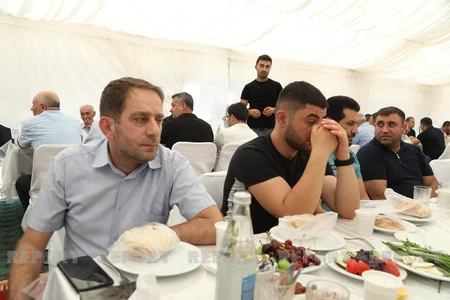 Jurnalist Məhərrəm İbrahimovun şəhid olmasının ildönümü münasibətilə mərasim keçirilib