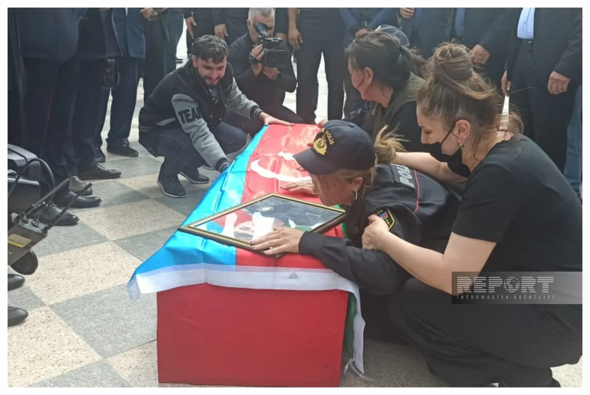 Erməni terroru nəticəsində həlak olan polis serjantı Asim Camalzadə dəfn olunub - YENİLƏNİB