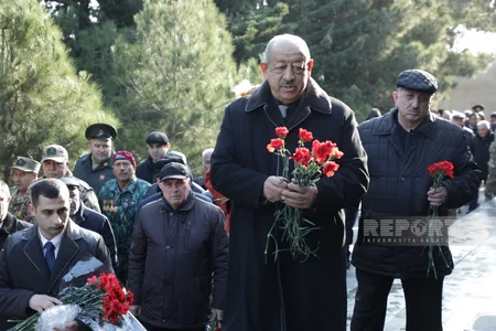 Daşaltı şəhidlərinin məzarı ziyarət olunub