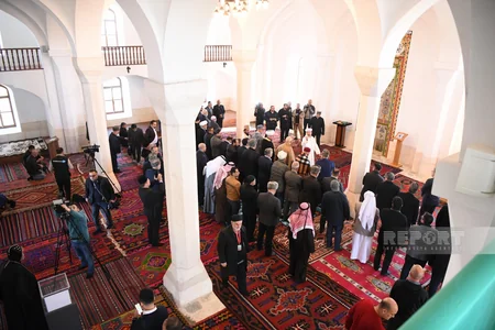 Collective prayer held in Aghdam's Juma Mosque after 31 years