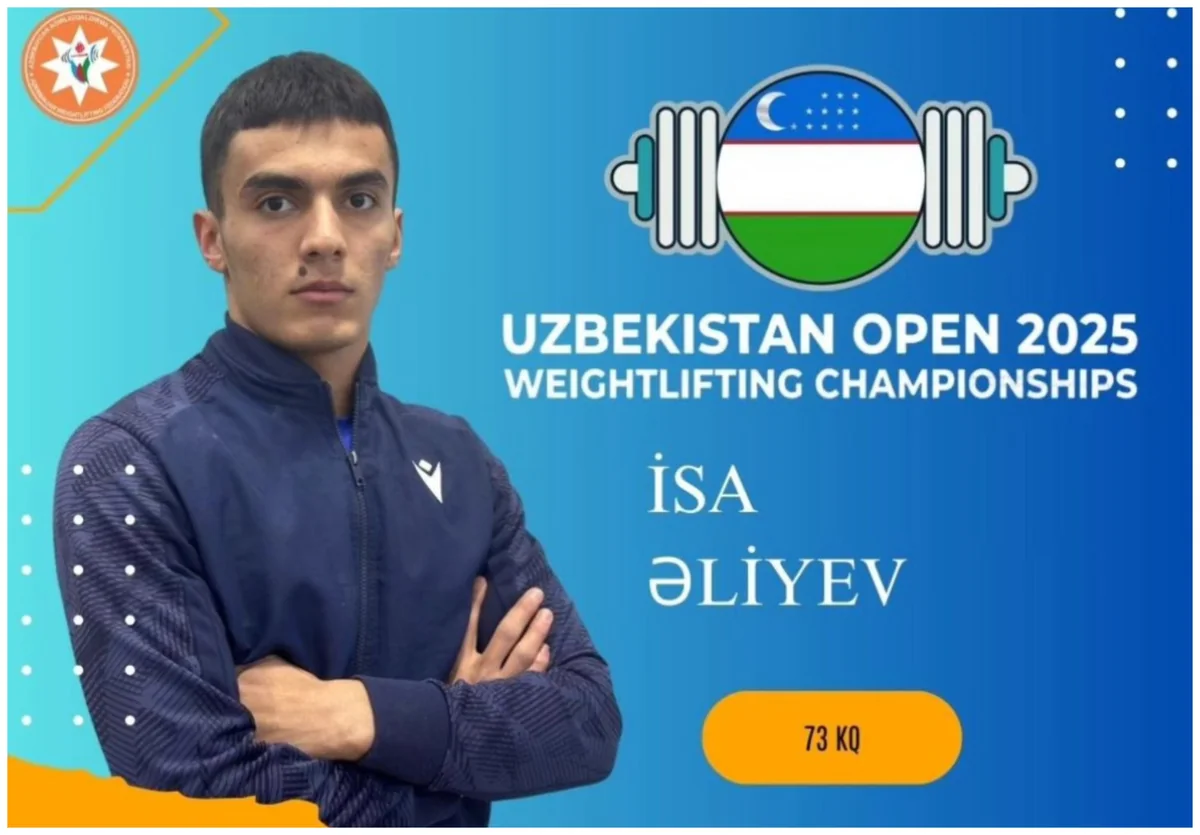 Azərbaycan ağırlıqqaldıranı “Uzbekistan Open” turnirində gümüş medal qazanıb