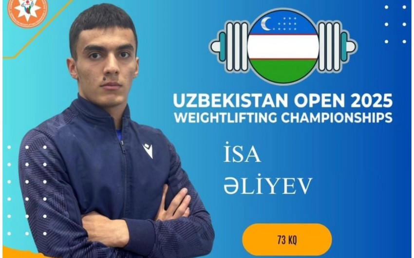 Azərbaycan ağırlıqqaldıranı “Uzbekistan Open” turnirində gümüş medal qazanıb