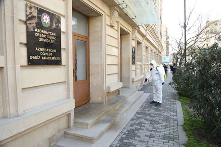 Azərbaycan Dövlət Dəniz Akademiyasında dezinfeksiya işləri aparılıb