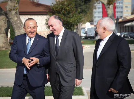 İstanbulda Türkiyə, Azərbaycan və İran xarici işlər nazirlərinin üçtərəfli görüşü keçirilib - VİDEO