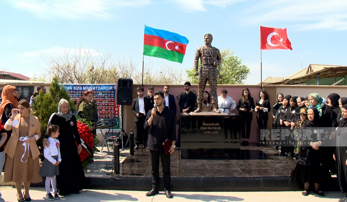 Naxçıvanda şəhidin xatirəsi doğulduğu kənddə əbədiləşdirilib