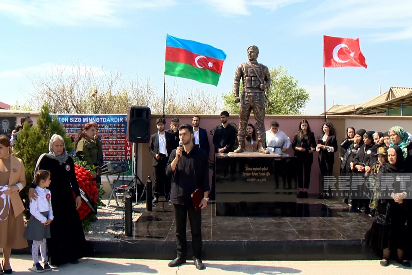 Naxçıvanda şəhidin xatirəsi doğulduğu kənddə əbədiləşdirilib