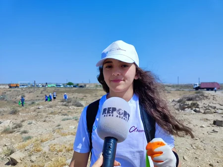 Xəzərin Zirə sahili zolağı tullantılardan təmizlənib