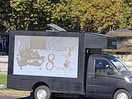Azərbaycan səfirliyi Tbilisidə Zəfər Günü münasibətilə məlumatlandırma aksiyası keçirib - YENİLƏNİB
