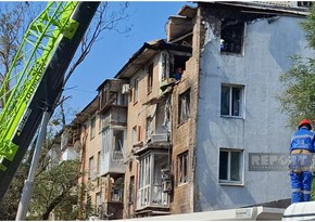 Bu gecə Rusiya ordusu Kiyevə 18 ballistik raket buraxıb - FOTOREPORTAJ