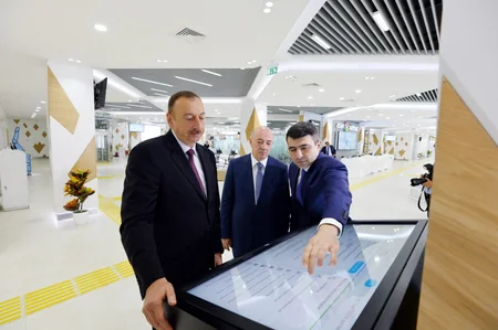 Azərbaycan Prezidenti 5 saylı Bakı ASAN xidmət mərkəzinin açılışında iştirak edib
