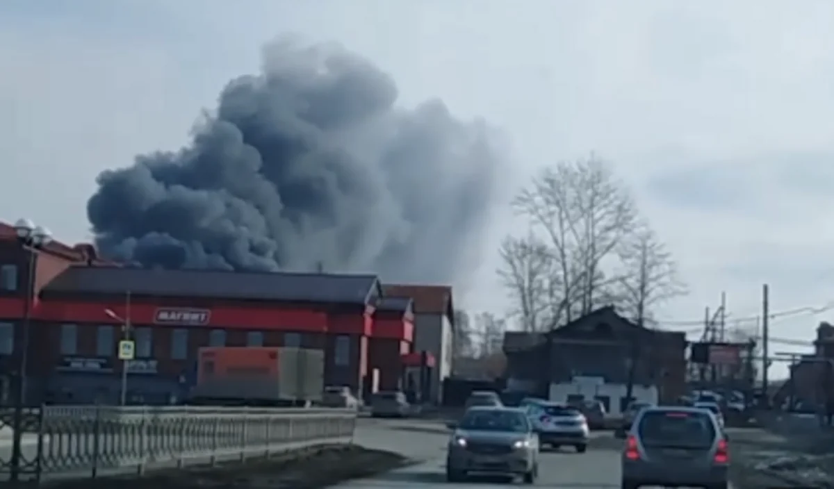 Rusiyada zavodda yanğın başlayıb