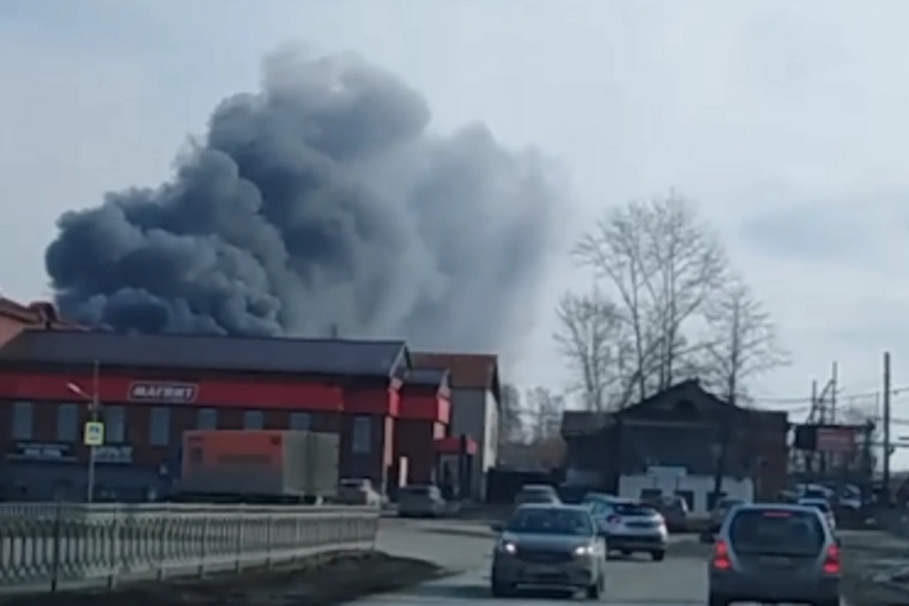 Rusiyada zavodda yanğın başlayıb