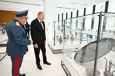 Prezident İlham Əliyev DGK-nın yeni inzibati binasının açılışında iştirak edib