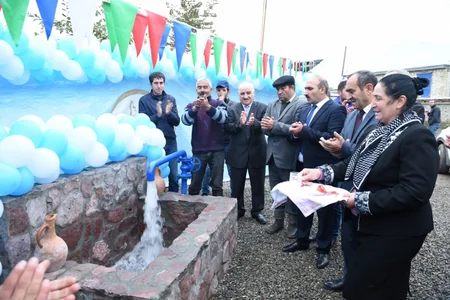 ​Azərbaycanda daha iki kəndə içməli su verilib