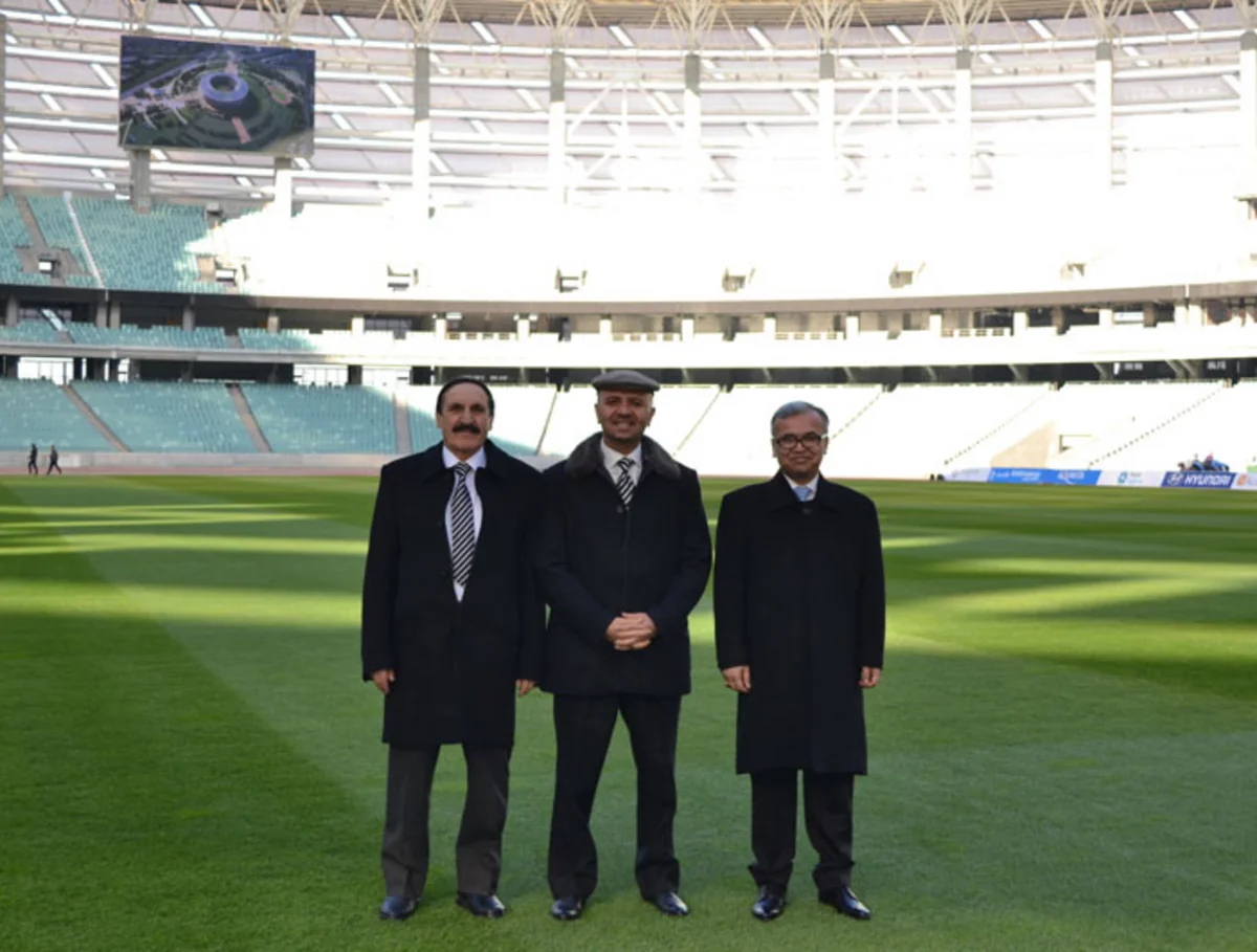 ​Əfqanıstanlı qonaqlar Bakı Olimpiya Stadionunda olub