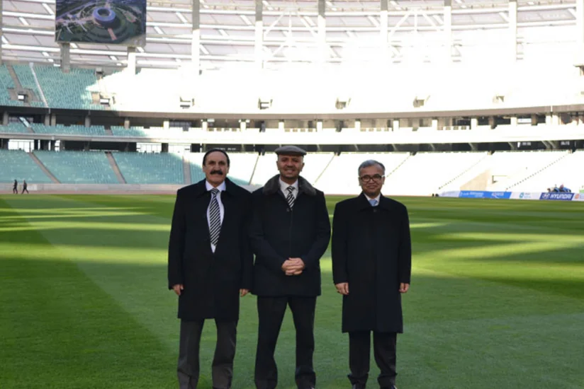 ​Əfqanıstanlı qonaqlar Bakı Olimpiya Stadionunda olub