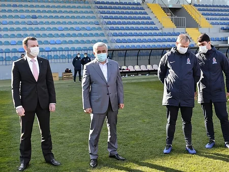 AFFA prezidenti milli komandanın heyəti ilə görüşdü