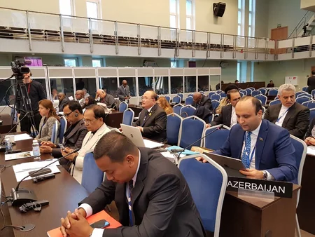 Milli Məclisin deputatı Sankt-Peterburqda Parlamentlərarası İttifaqın komitə iclasında iştirak edib