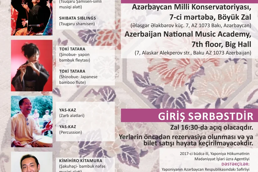Bakıda ənənəvi yapon musiqisi konserti keçiriləcək