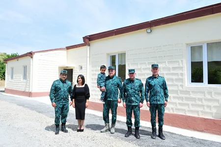 “Xələfli” sərhəd zastavası təmirdən sonra xidməti istifadəyə verilib