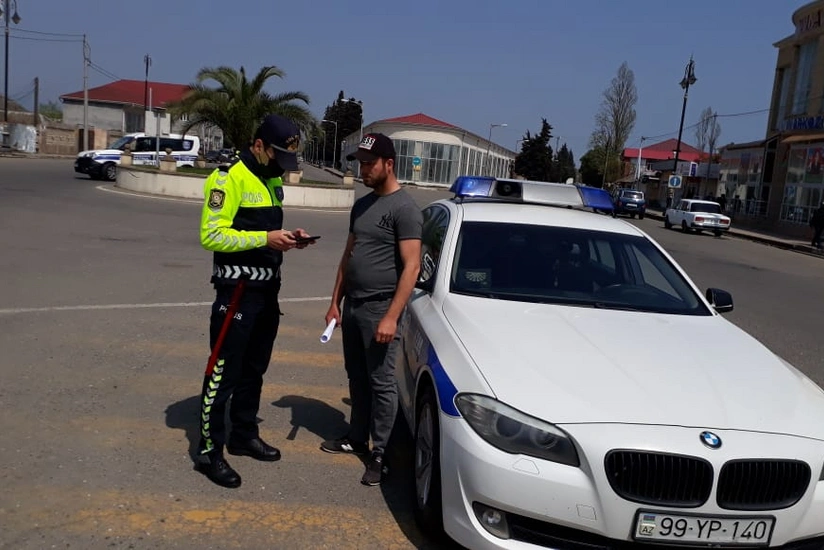 DYP Astarada tibbi maskadan istifadə etməyənlərə qarşı reyd keçirib
