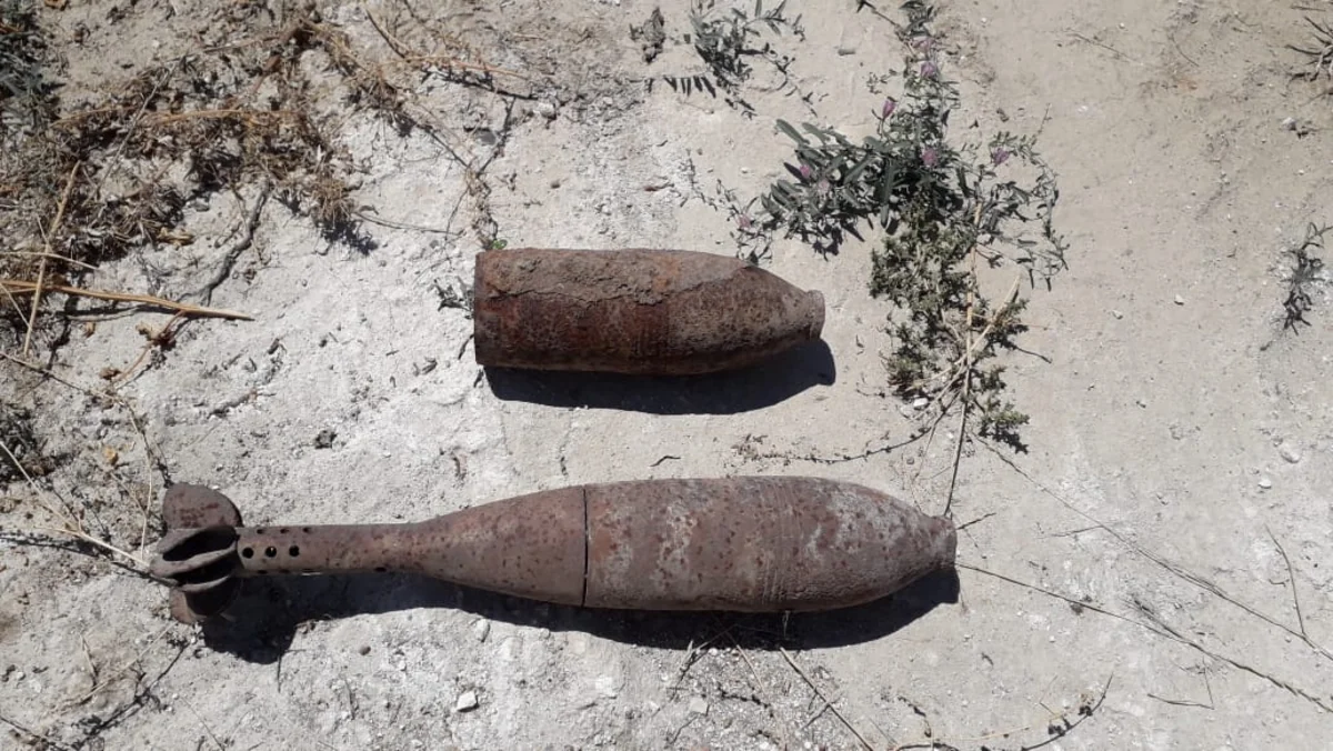 Qazaxda iki minaatan mərmi aşkarlandı