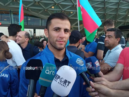 İslamiadada iştirak etmiş Azərbaycan idmançılarının bir qismi Vətənə qayıdıb