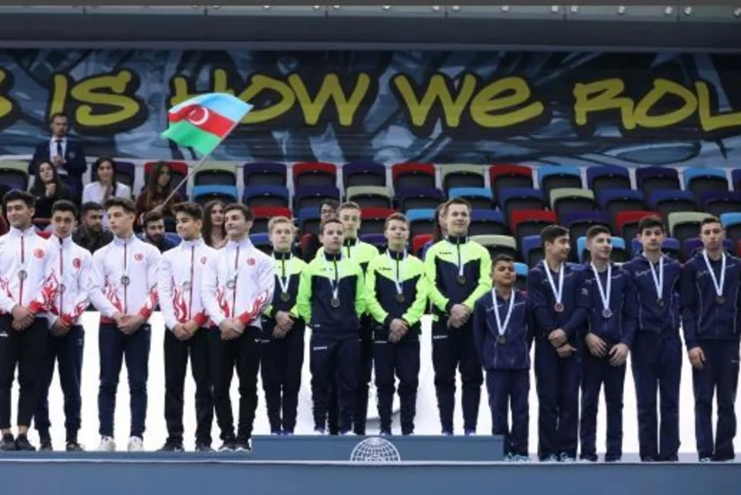 Gimnastlarımız “AGF Junior Trophy” beynəlxalq turnirində 3-cü yeri tutdu - FOTO