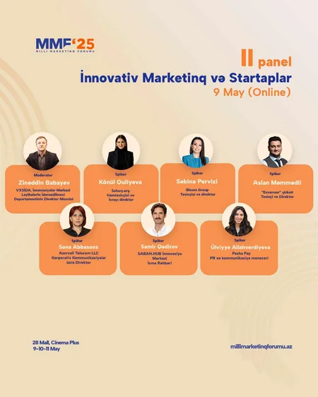 10-cu Milli Marketinq Forumunun ilk gününün spikerləri bəlli oldu!