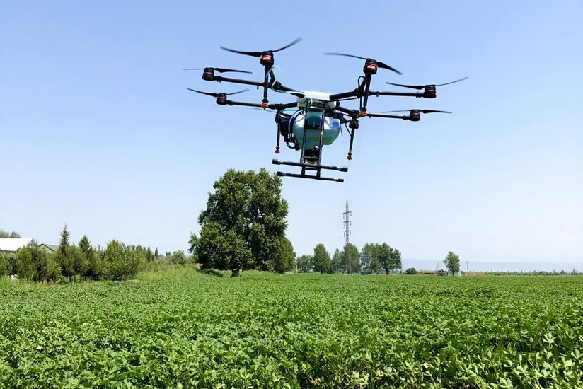 Azərbaycanda ilk dəfə olaraq dron vasitəsilə kimyəvi mübarizə aparılıb