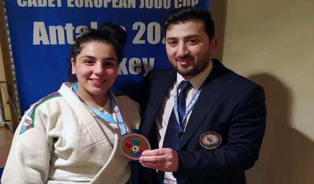 Azərbaycanın yeniyetmə cüdoçuları Avropa kubokunda 4 medal qazandı - FOTO