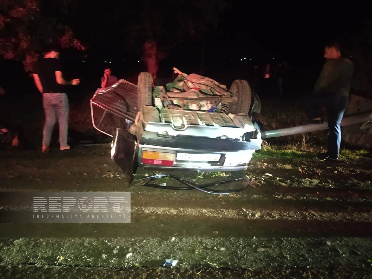 Cəlilabadda minik avtomobilləri toqquşub, ölən var