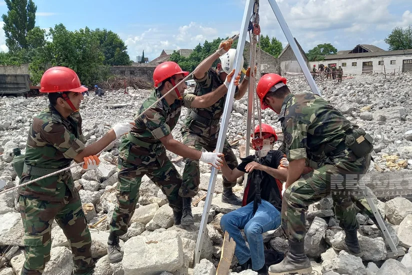 FHN Lənkəranda komanda-qərargah təlimi keçirib