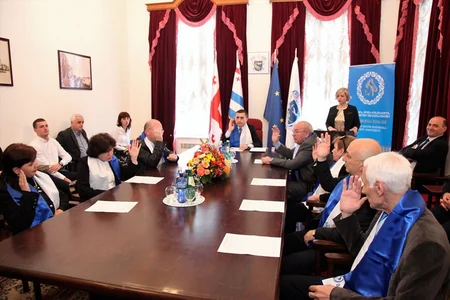 Azərbaycanlı alimə Batumi Dövlət Universitetinin fəxri doktoru diplomu verilib