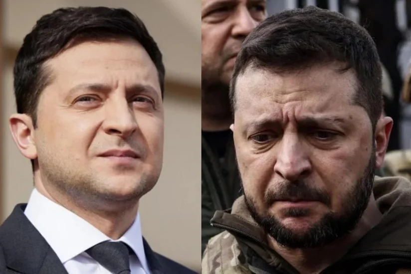 Volodimir Zelenski müzakirələrə səbəb olan fotosundan danışıb