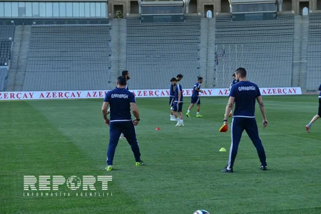 ​Qarabağ Çempionlar Liqası matçı öncəsi son məşqinə çıxıb
