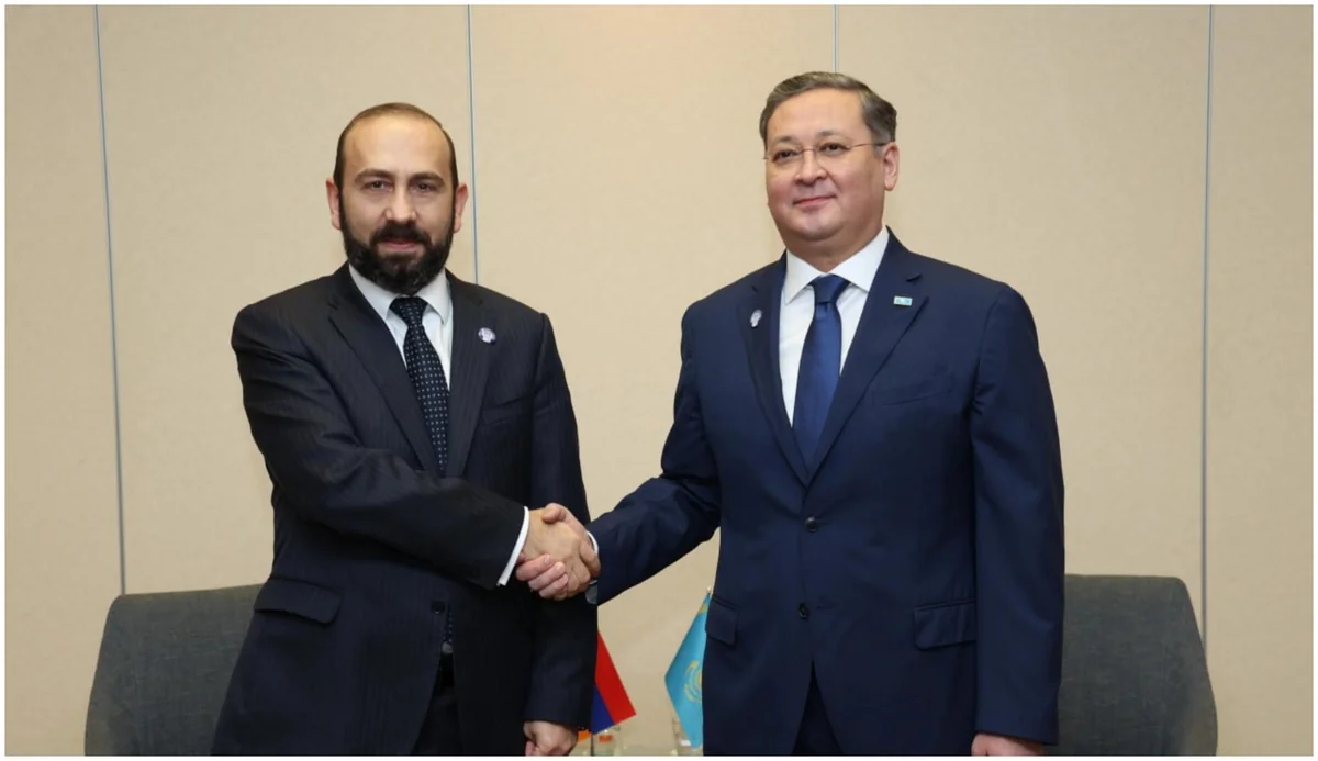 FMs of Armenia, Kazakhstan mull unblocking regional communications
