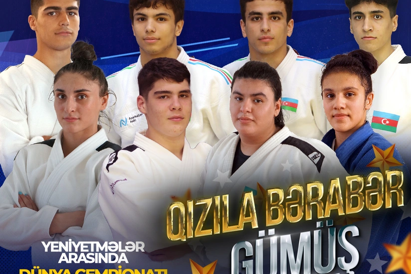 Dünya çempionatı: Azərbaycanın cüdo millisi gümüş medal qazanıb