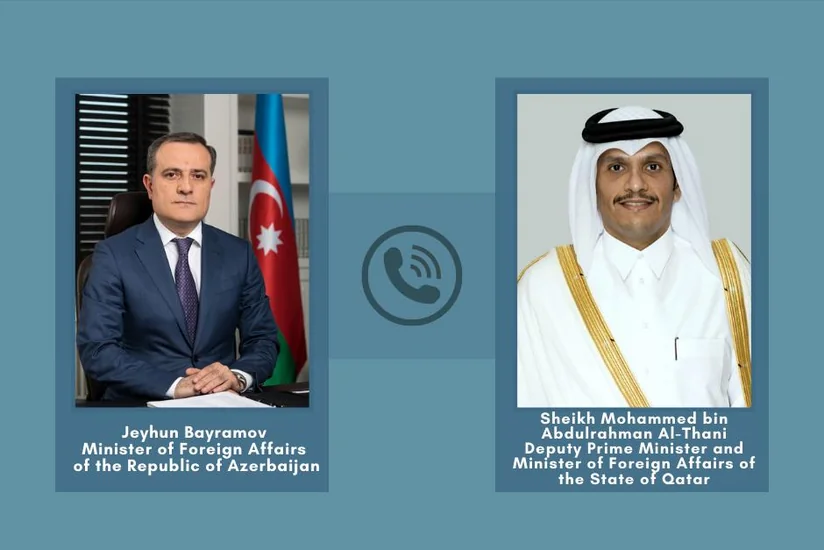 Байрамов провел телефонный разговор с министром иностранных дел Катара