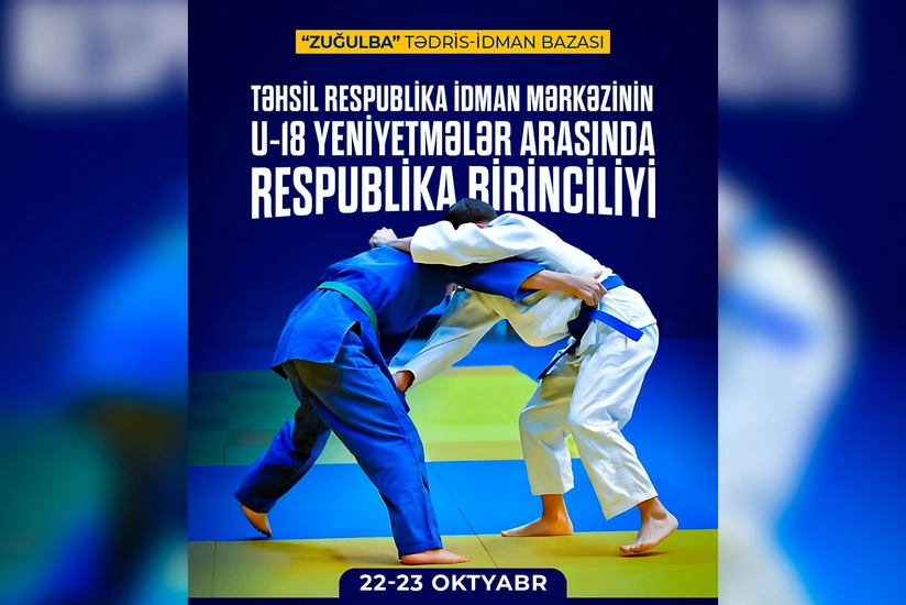 Bakıda yeniyetmə oğlanlar arasında cüdo üzrə Təhsil İdman Mərkəzinin Respublika Birinciliyi keçiriləcək