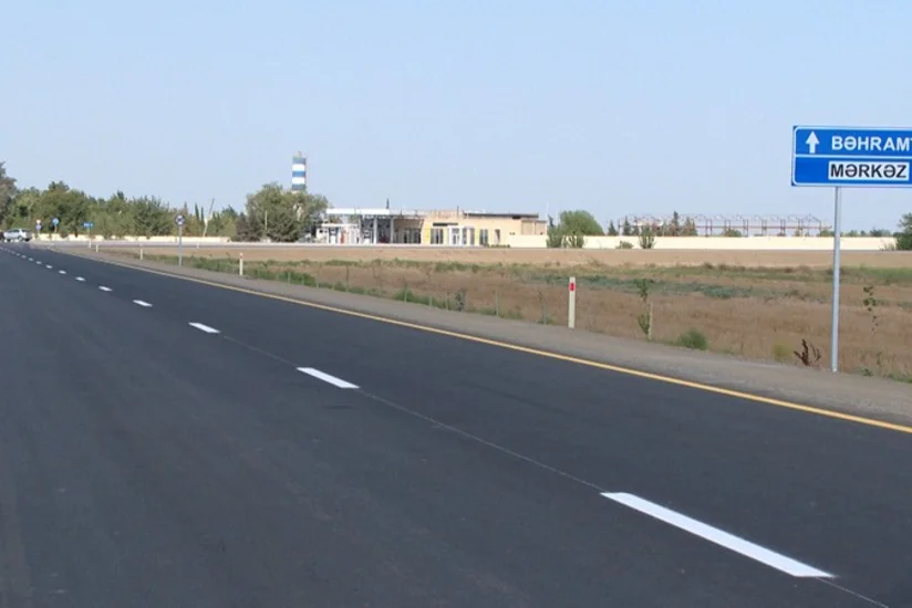 Biləsuvarda avtomobil yolunun tikintisi başa çatıb