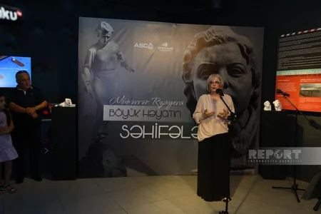 Heykəltaraş Münəvvər Rzayevanın 95 illik yubileyi münasibətilə tədbir-sərgi keçirilib