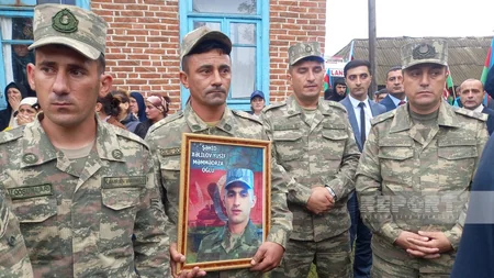 В Лянкяране простились с шехидом Юсифом Халиловым