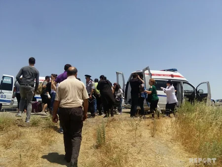 Baku-Tbilisi passenger bus collided with Kamaz , about 30 passengers injured - PHOTO