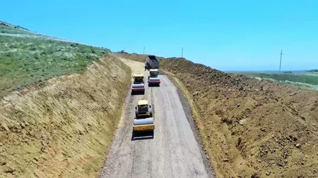 “Keşikçidağ” qoruğuna gedən yeni avtomobil yolunun inşası davam etdirilir