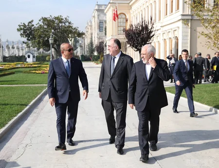 İstanbulda Türkiyə, Azərbaycan və İran xarici işlər nazirlərinin üçtərəfli görüşü keçirilib - VİDEO