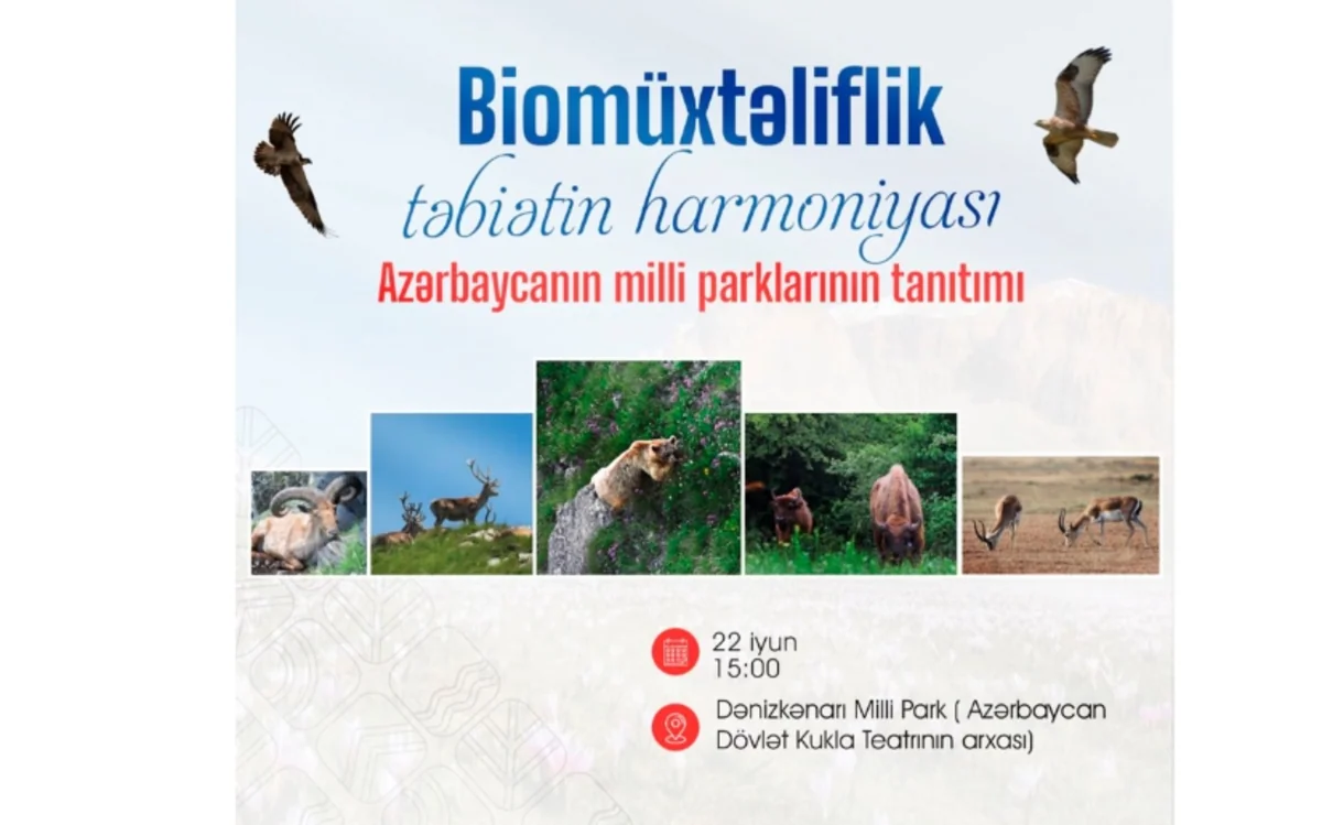 Azərbaycanın milli parklarının tanıdılmasına həsr olunan tədbir keçiriləcək